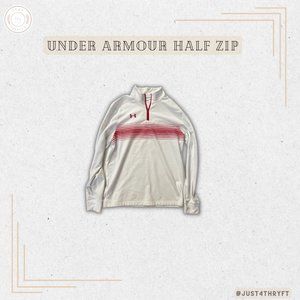 Red Under Armour Half Zip